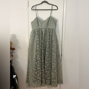 BHLDN New Isadora Organza Midi Dress